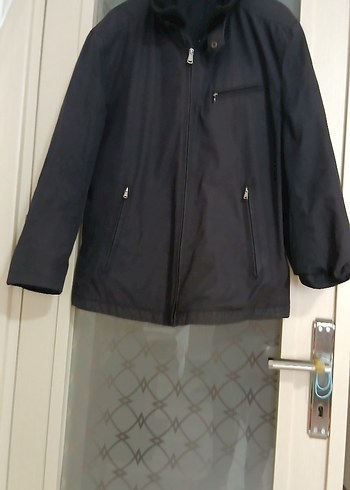 Siyah Fermuarlı Erkek Mont - Görsel 2