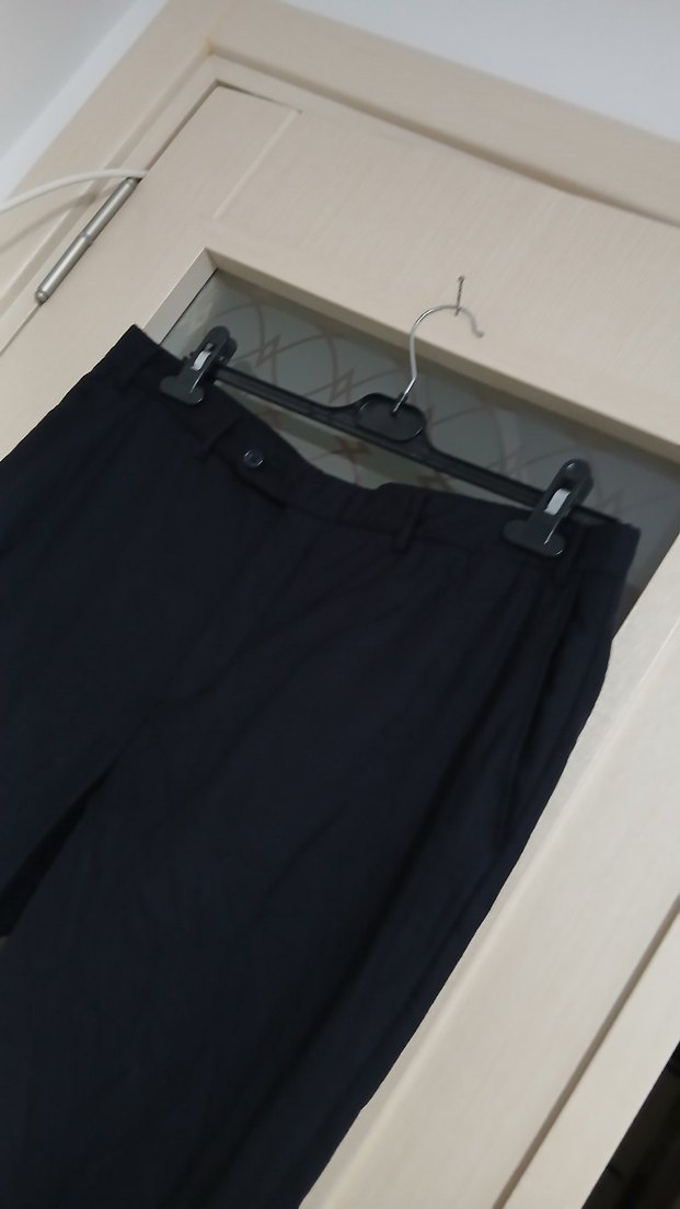 Lacivert Erkek Kemerli Ofis Pantolonu 52 beden - Görsel 2