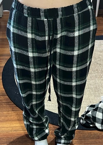 38 Beden yeşil Renk Pijama altı