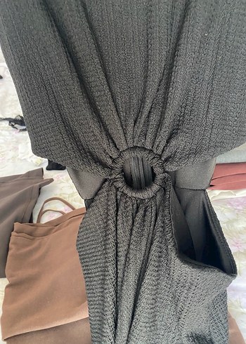 s Beden Siyah Mini Kadın Elbise