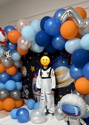 Astronot kostüm & temalı doğum günü süsleri