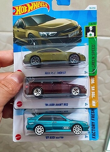 Hot Wheels Audi 3 lü Lot 