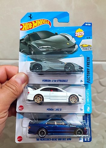 Hot Wheels 3'lü Süper lot