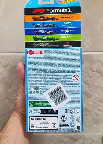  Hot Wheels 5 li Formula 1 Seti