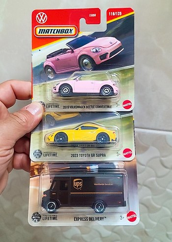 Matchbox 3 lü Lot