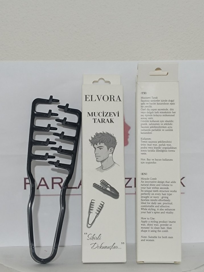 Elvora Mucizevi Saç Tarağı - Görsel 2