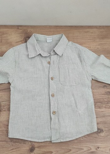 Yeşil -Haki Pamuklu Erkek Bebek Takım - Görsel 2