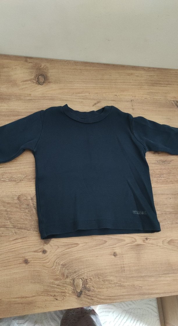 Siyah Erkek Çocuk Uzun Kollu Tişört - Görsel 2