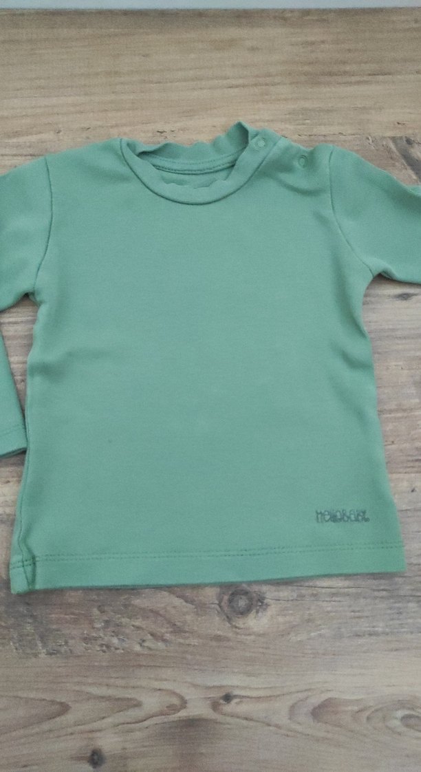 Uzun Kollu Yeşil Bebek Takımı - Görsel 3