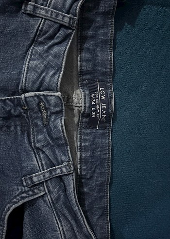 Erkek Lacivert Denim Regular Fit Jean - Görsel 2