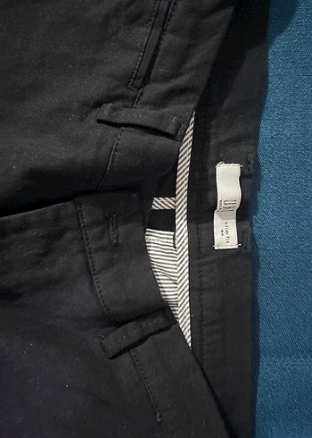 Erkek Siyah Kemerli Denim Pantolon - Görsel 2