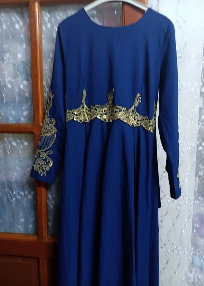 Lacivert abiye  - Görsel 2