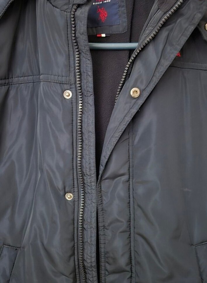 Erkek Çocuk Lacivert Düğmeli  Kaban - Görsel 2