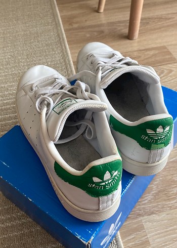Beyaz Adidas Stan Smith Erkek Spor Ayakkabı - Görsel 3