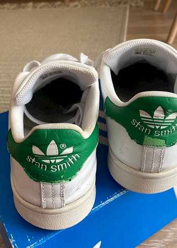 Beyaz Adidas Stan Smith Erkek Spor Ayakkabı - Görsel 4