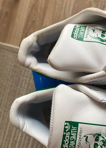 Beyaz Adidas Stan Smith Erkek Spor Ayakkabı - Görsel 7