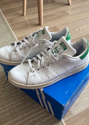 Beyaz Adidas Stan Smith Erkek Spor Ayakkabı - Görsel 2