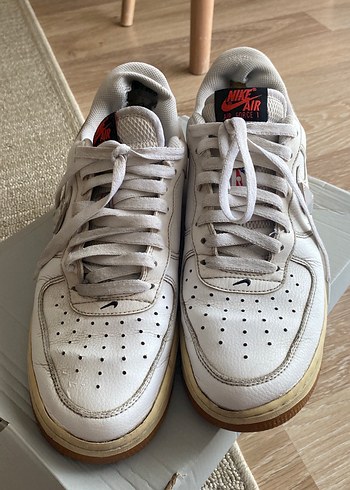 Beyaz Nike Air Force Erkek Spor Ayakkabı - Görsel 2