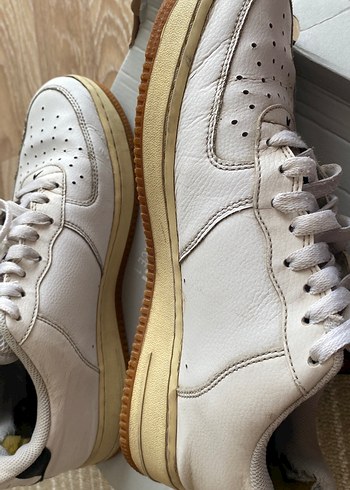 Beyaz Nike Air Force Erkek Spor Ayakkabı - Görsel 7