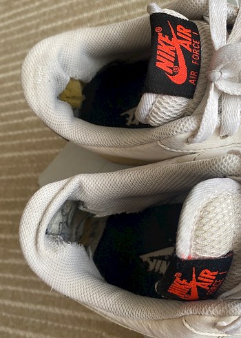 Beyaz Nike Air Force Erkek Spor Ayakkabı - Görsel 5