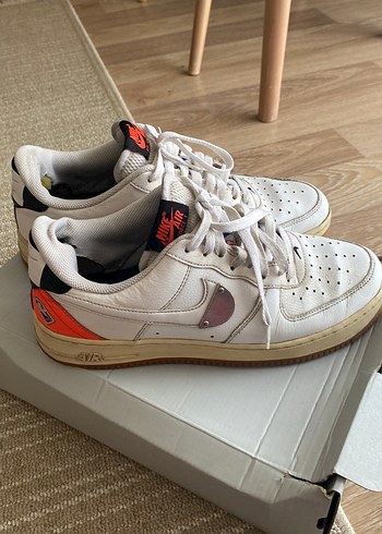 Beyaz Nike Air Force Erkek Spor Ayakkabı - Görsel 3