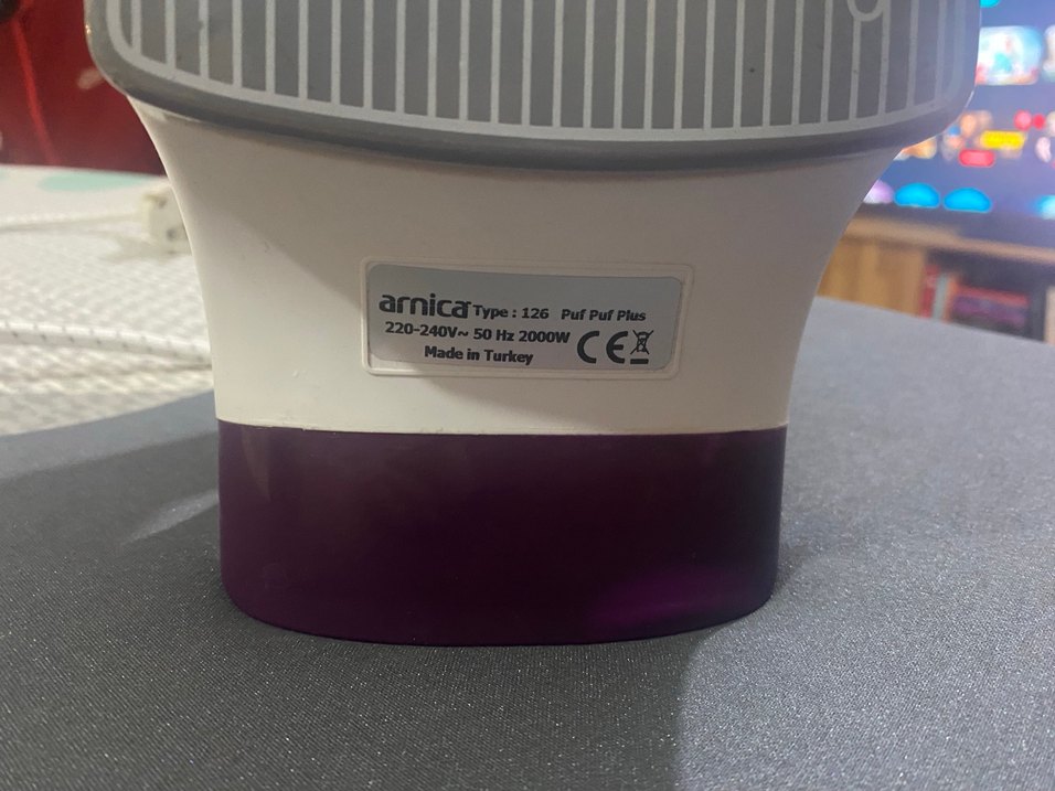 Beyaz Arnica Buharlı Ütü - Görsel 5