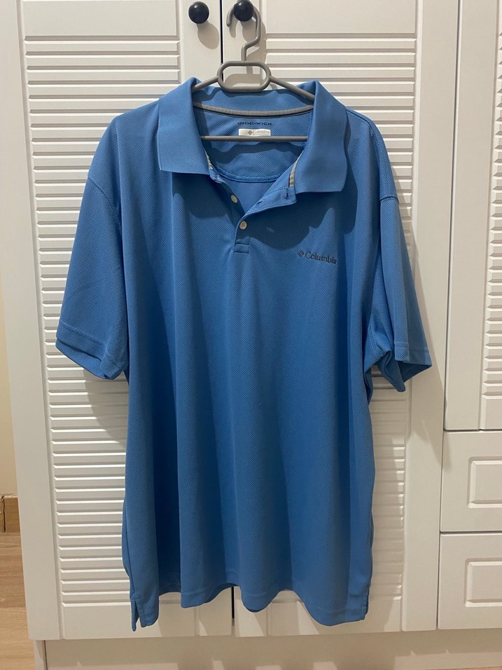 Columbia Erkek Mavi Polo Tişört - Görsel 3