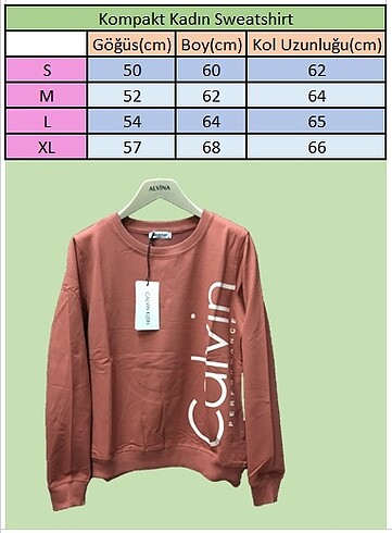 Calvin Klein Unisex Calvin Klein Kompakt Sweatshirt