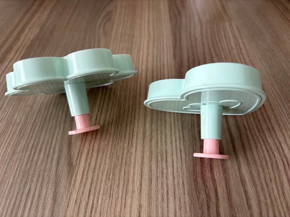 Pembe Çiçek ve Kalp Pasta Kurabiye Kalıpları - Görsel 2