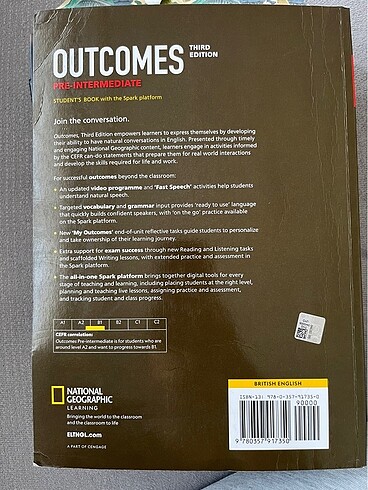  National Geographic OUTCOMES A2/B1