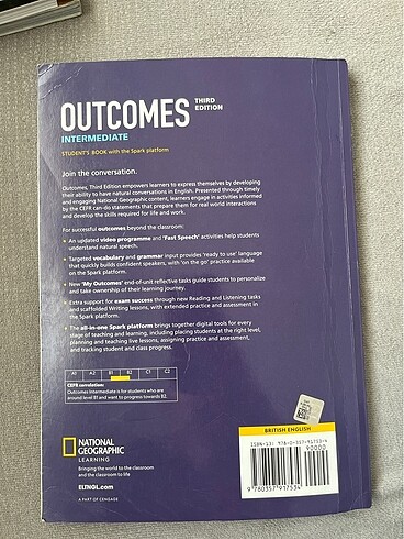 NATIONAL GEOGRAPHIC OUTCOMES B1/B2 -THIRD EDITION