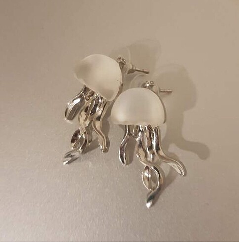 Jellyfish kore tarzı küpe