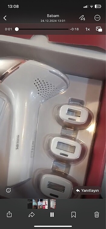 Philips lazer epilasyon - Görsel 2