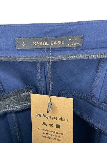 s Beden lacivert Renk Diğer Kumaş Pantolon %70 İndirimli.