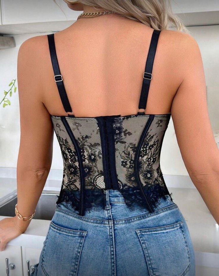 Dantelli Korse Büstiyer - Görsel 4