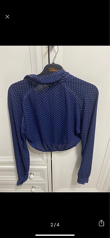 Zara Crop gömlek