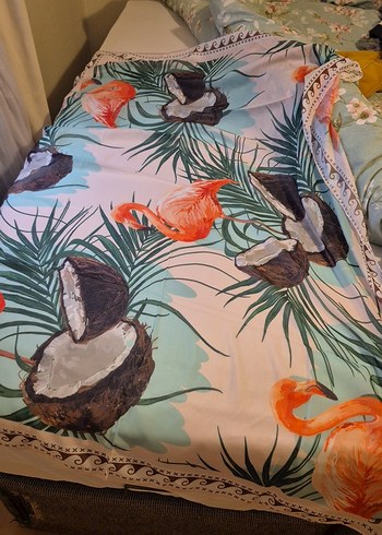 Uzun, Baskılı Bohem Pareo - Görsel 3