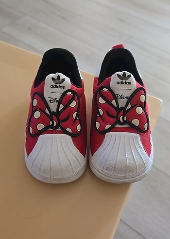 Kız Çocuk Disney Adidas Kırmızı Sneaker