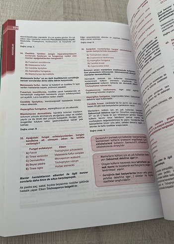 TUSDATA Mikrobiyoloji Soruları TERTEMİZ SIFIR - Görsel 3