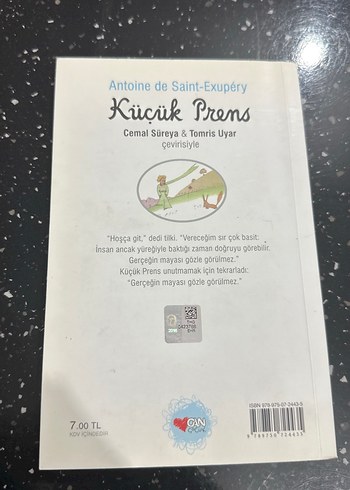 Küçük Prens - Antoine de Saint-Exupéry - Görsel 2