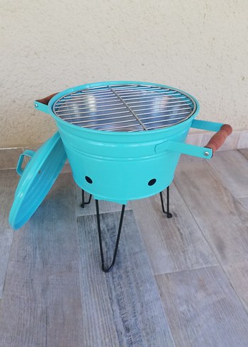 Mini Galvaniz Taşınabilir Mangal