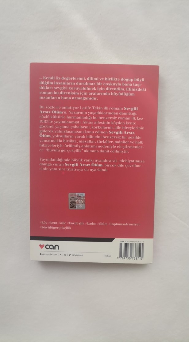 Sevgili Arsız Ölüm - Latife Tekin - Görsel 2