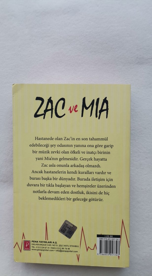 Zac ve Mia - A. J. Betts Roman - Görsel 3