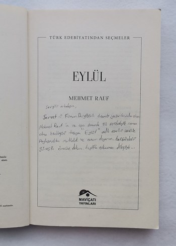 Eylül - Mehmet Rauf Romanı - Görsel 5