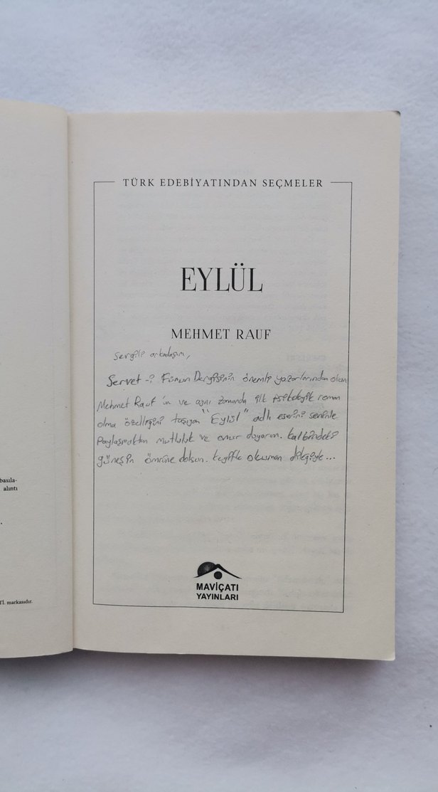 Eylül - Mehmet Rauf Romanı - Görsel 5