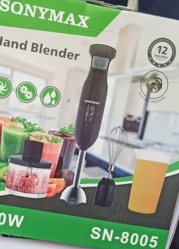sonymax blender seti 1200 watt