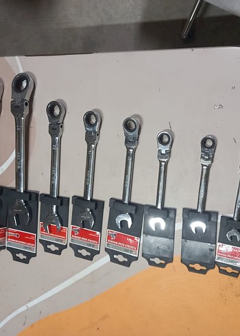 mafsallı cırcır anahtar seti - Görsel 2