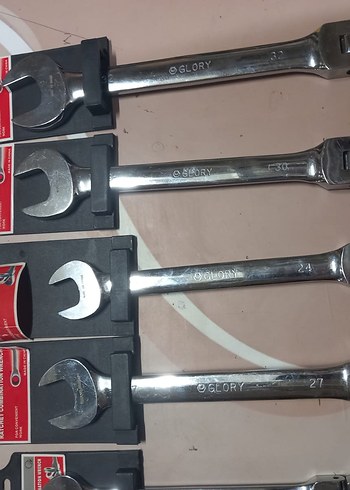 mafsallı cırcır anahtar seti - Görsel 5