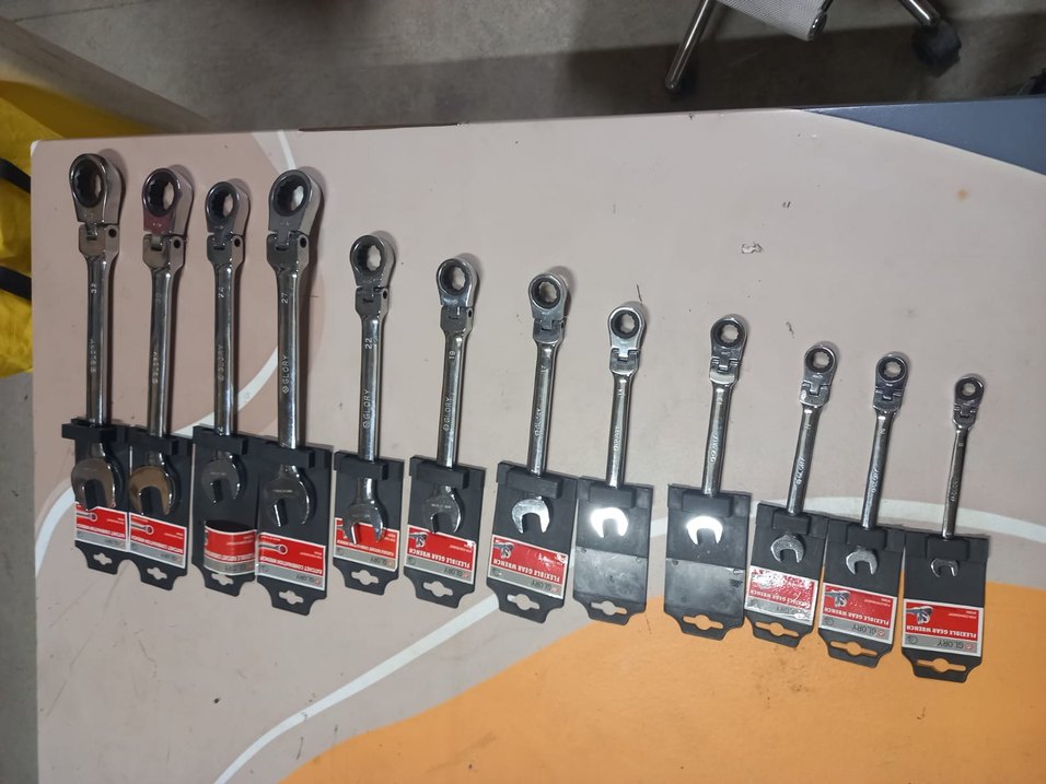 mafsallı cırcır anahtar seti - Görsel 2