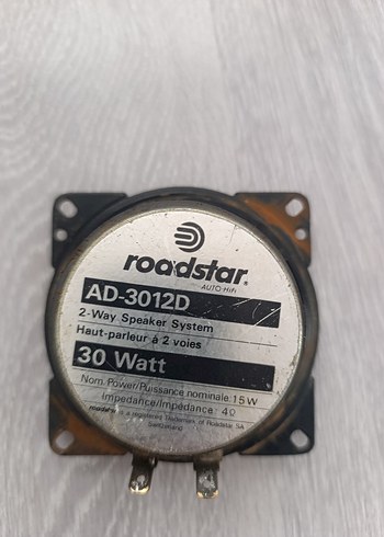 Roadstar AD-3012D 2 Yollu Hoparlör Sistemi - Görsel 3